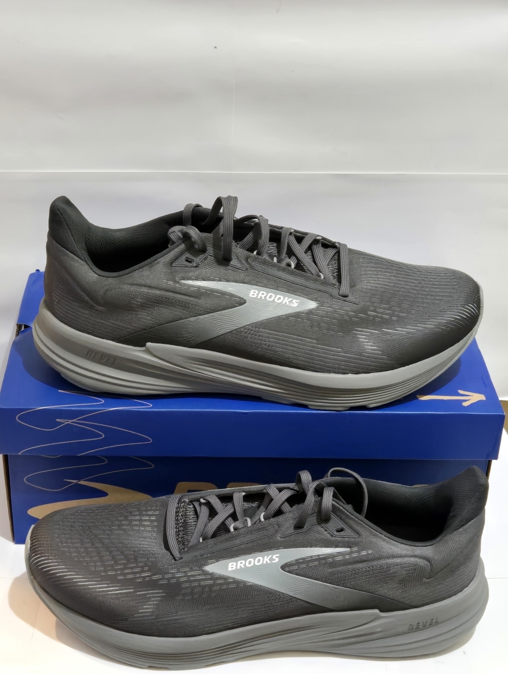 Brooks Revel 8 Running Shoes Men’s 13 2E Wide Blackened Pearl
